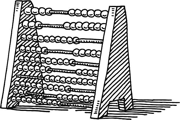 Abacus Game in physical form, in a cartoonish depiction